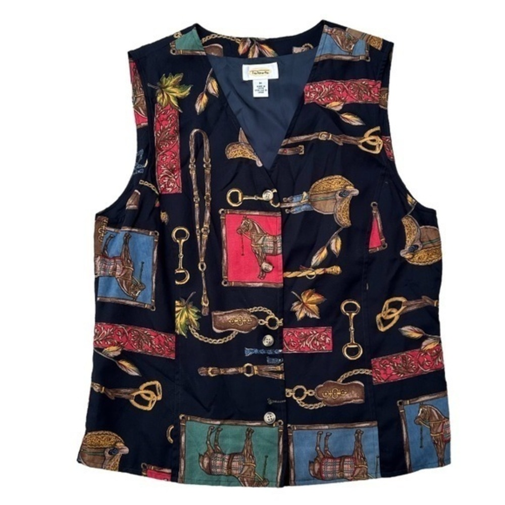 Horse Equestrian Talbots Unique Vest Size Medium